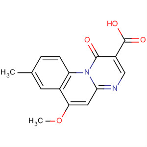 1H-Pyrimido[1,2-a]quinoline-2-carboxylic acid,6-methoxy-8-methyl-1-oxo-