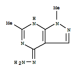 4-hydrazinyl-1,6-dimethyl-1H-pyrazolo[3,4-d]pyrimidine