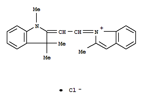 1,3,3-trimethyl-2-[2-(2-methyl-1H-indol-1-yl)ethenyl]-3H-indolium