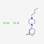 1-butyl-4-(tricyclo[3.3.1.1~3,7~]dec-1-yl)piperazine dihydrochloride