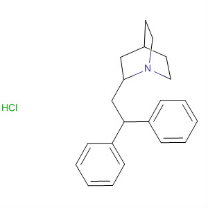 1-Azabicyclo[2.2.2]octane, 2-(2,2-diphenylethyl)-, hydrochloride