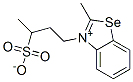 2-methyl-3-(3-sulphonatobutyl)benzoselenazolium