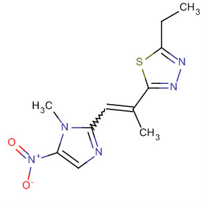 1,3,4-Thiadiazole,2-ethyl-5-[1-methyl-2-(1-methyl-5-nitro-1H-imidazol-2-yl)ethenyl]-
