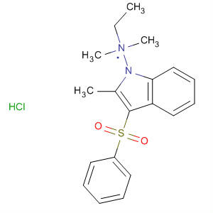 1H-Indole-1-ethanamine, N,N,2-trimethyl-3-(phenylsulfonyl)-,monohydrochloride