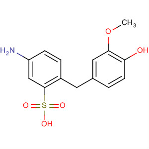 Benzenesulfonic acid, 5-amino-2-[(4-hydroxy-3-methoxyphenyl)methyl]-