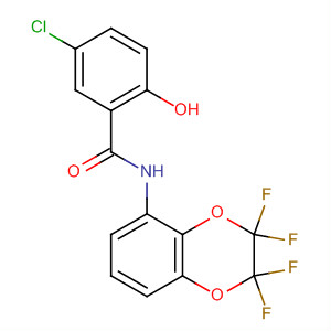 Benzamide,5-chloro-2-hydroxy-N-(2,2,3,3-tetrafluoro-2,3-dihydro-1,4-benzodioxin-5-yl)-