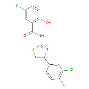 Benzamide, 5-chloro-N-[4-(3,4-dichlorophenyl)-2-thiazolyl]-2-hydroxy-