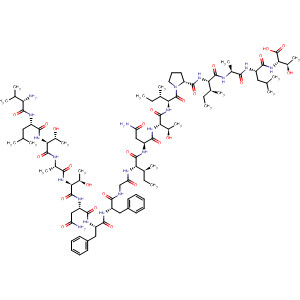 L-Threonine,L-valyl-L-leucyl-L-threonyl-L-alanyl-L-threonyl-L-asparaginyl-L-phenylalanyl-L-phenylalanylglycyl-L-isoleucyl-L-asparaginyl-L-threonyl-L-isoleucyl-L-prolyl-L-isoleucyl-L-alanyl-L-leucyl-