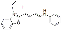 3-ethyl-2-[4-(phenylamino)buta-1,3-dienyl]benzoxazolium iodide