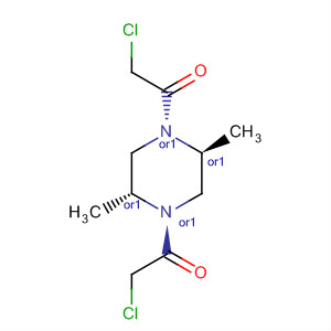 Piperazine, 1,4-bis(chloroacetyl)-2,5-dimethyl-, trans-