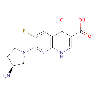 1,8-Naphthyridine-3-carboxylic acid,7-[(3S)-3-amino-1-pyrrolidinyl]-6-fluoro-1,4-dihydro-4-oxo-
