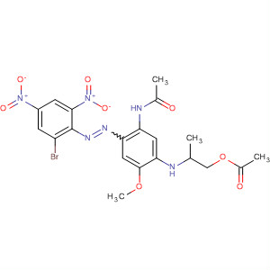 Acetamide,N-[5-[[2-(acetyloxy)-1-methylethyl]amino]-2-[(2-bromo-4,6-dinitrophenyl)azo]-4-methoxyphenyl]-