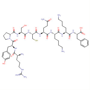 L-Phenylalanine,L-arginyl-L-tyrosyl-L-prolyl-L-seryl-L-cysteinyl-L-glutaminyl-L-lysyl-L-lysyl-