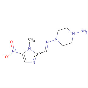 1,4-Piperazinediamine,N-[(1-methyl-5-nitro-1H-imidazol-2-yl)methylene]-