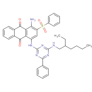 9,10-Anthracenedione,1-amino-4-[[4-[(2-ethylhexyl)amino]-6-phenyl-1,3,5-triazin-2-yl]amino]-2-(phenylsulfonyl)-