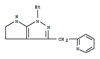 Pyrrolo[2,3-c]pyrazole,1-ethyl-1,4,5,6-tetrahydro-3-(2-pyridinylmethyl)-