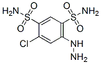 4-Chloro-6-hydrazino-1,3-benzenedisulfonamide