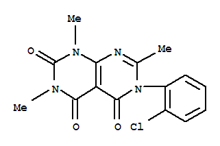 6-(2-chlorophenyl)-1,3,7-trimethylpyrimido[4,5-d]pyrimidine-2,4,5(1H,3H,6H)-trione
