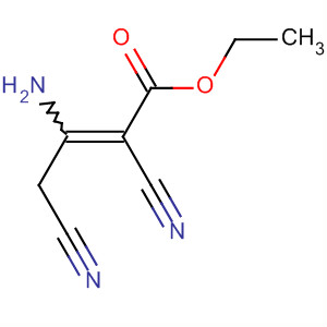 2-Butenoic acid, 3-amino-2,4-dicyano-, ethyl ester