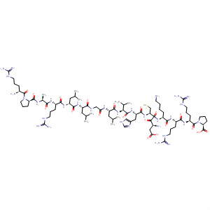 L-Proline,L-arginyl-L-prolyl-L-alanyl-L-arginyl-L-leucyl-L-leucylglycyl-L-leucyl-L-valyl-L-histidyl-L-a-aspartyl-L-cysteinyl-L-lysyl-L-arginyl-L-arginyl-
