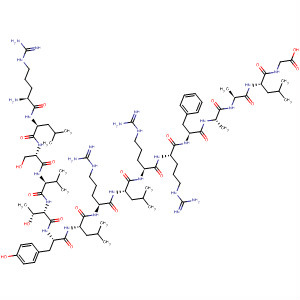 Glycine,L-arginyl-L-leucyl-L-seryl-L-valyl-L-threonyl-L-tyrosyl-L-leucyl-L-arginyl-L-leucyl-L-arginyl-L-arginyl-L-phenylalanyl-L-alanyl-L-alanyl-L-leucyl-