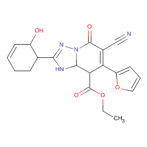 [1,2,4]Triazolo[1,5-a]pyridine-8-carboxylic acid,6-cyano-7-(2-furanyl)-1,5-dihydro-2-(2-hydroxyphenyl)-5-oxo-, ethylester