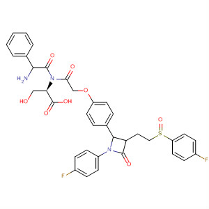 L-Serine,(2R)-N-[[4-[1-(4-fluorophenyl)-3-[2-[(4-fluorophenyl)sulfinyl]ethyl]-4-oxo-2-azetidinyl]phenoxy]acetyl]-2-phenylglycyl-