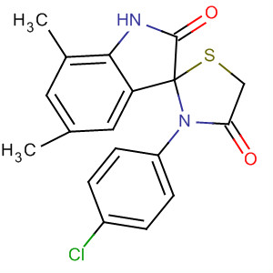 Spiro[3H-indole-3,2'-thiazolidine]-2,4'(1H)-dione,3'-(4-chlorophenyl)-5,7-dimethyl-