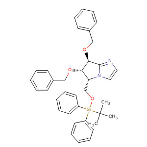 5H-Pyrrolo[1,2-a]imidazole,5-[[[(1,1-dimethylethyl)diphenylsilyl]oxy]methyl]-6,7-dihydro-6,7-bis(phenylmethoxy)-, (5R,6S,7S)-