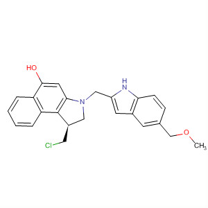 1H-Benz[e]indol-5-ol,1-(chloromethyl)-2,3-dihydro-3-[[5-(methoxymethyl)-1H-indol-2-yl]carbonyl]-, (1S)-