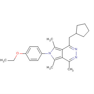 6H-Pyrrolo[3,4-d]pyridazine,1-(cyclopentylmethyl)-6-(4-ethoxyphenyl)-4,5,7-trimethyl-