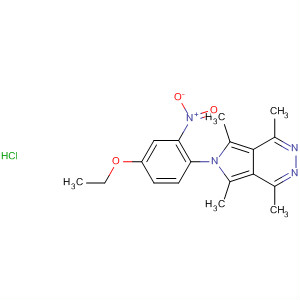 6H-Pyrrolo[3,4-d]pyridazine,6-(4-ethoxy-2-nitrophenyl)-1,4,5,7-tetramethyl-, monohydrochloride