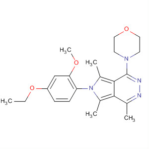 6H-Pyrrolo[3,4-d]pyridazine,6-(4-ethoxy-2-methoxyphenyl)-1,5,7-trimethyl-4-(4-morpholinyl)-