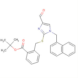 Benzoic acid,2-[[[4-formyl-1-(1-naphthalenylmethyl)-1H-imidazol-2-yl]thio]methyl]-,1,1-dimethylethyl ester