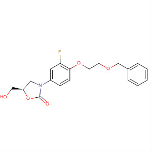 2-Oxazolidinone,3-[3-fluoro-4-[2-(phenylmethoxy)ethoxy]phenyl]-5-(hydroxymethyl)-, (5R)-