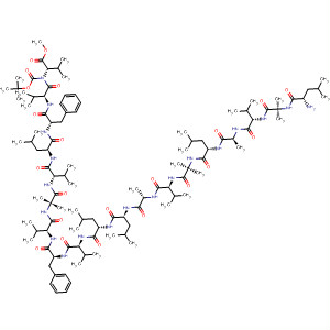 L-Valine,N-[(1,1-dimethylethoxy)carbonyl]-L-leucyl-2-methylalanyl-L-valyl-L-alanyl-L-leucyl-2-methylalanyl-L-valyl-D-alanyl-D-leucyl-L-leucyl-L-valyl-L-phenylalanyl-L-valyl-2-methylalanyl-D-valyl-L-leucyl-L-phenylalanyl-L-valyl-, methylester