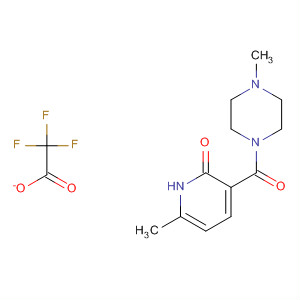 Piperazine,1-[(1,2-dihydro-6-methyl-2-oxo-3-pyridinyl)carbonyl]-4-methyl-,trifluoroacetate