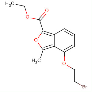 2-Benzofurancarboxylic acid, 4-(2-bromoethoxy)-3-methyl-, ethyl ester