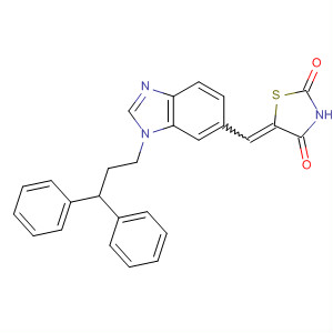 2,4-Thiazolidinedione,5-[[1-(3,3-diphenylpropyl)-1H-benzimidazol-6-yl]methylene]-