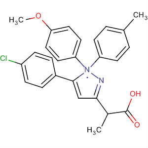 1H-Pyrazole-3-propanoic acid,5-(4-chlorophenyl)-1-(4-methoxyphenyl)-a-(4-methylphenyl)-