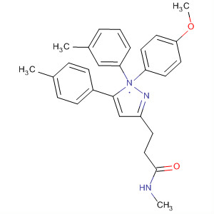 1H-Pyrazole-3-propanamide,1-(4-methoxyphenyl)-N-methyl-a-(3-methylphenyl)-5-(4-methylphenyl)-
