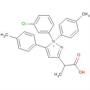 1H-Pyrazole-3-propanoic acid,a-(3-chlorophenyl)-1,5-bis(4-methylphenyl)-