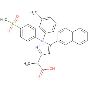 1H-Pyrazole-3-propanoic acid,a-(3-methylphenyl)-1-[4-(methylsulfonyl)phenyl]-5-(2-naphthalenyl)-