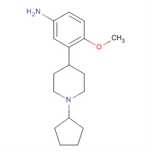 Benzenamine, 3-(1-cyclopentyl-4-piperidinyl)-4-methoxy-
