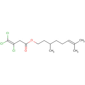 3-Butenoic acid, 3,4,4-trichloro-, 3,7-dimethyl-6-octenyl ester