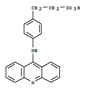benzeneethanesulfonic acid, 4-(9-acridinylamino)-