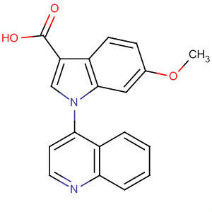 1H-Indole-3-carboxylic acid, 6-methoxy-1-(4-quinolinyl)-