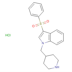 1H-Indole, 3-(phenylsulfonyl)-1-(4-piperidinylmethyl)-,monohydrochloride