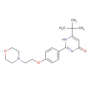 4(1H)-Pyrimidinone,6-(1,1-dimethylethyl)-2-[4-[2-(4-morpholinyl)ethoxy]phenyl]-