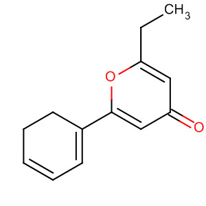4H-Pyran-4-one, 2-ethyl-2,3-dihydro-6-phenyl-